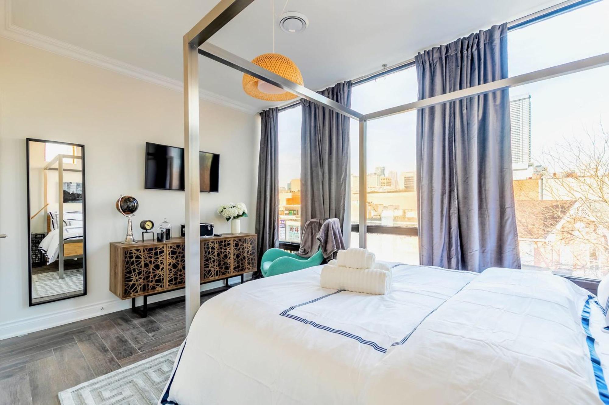Modern Pet-Friendly Chinatown Apartment Toronto Dış mekan fotoğraf
