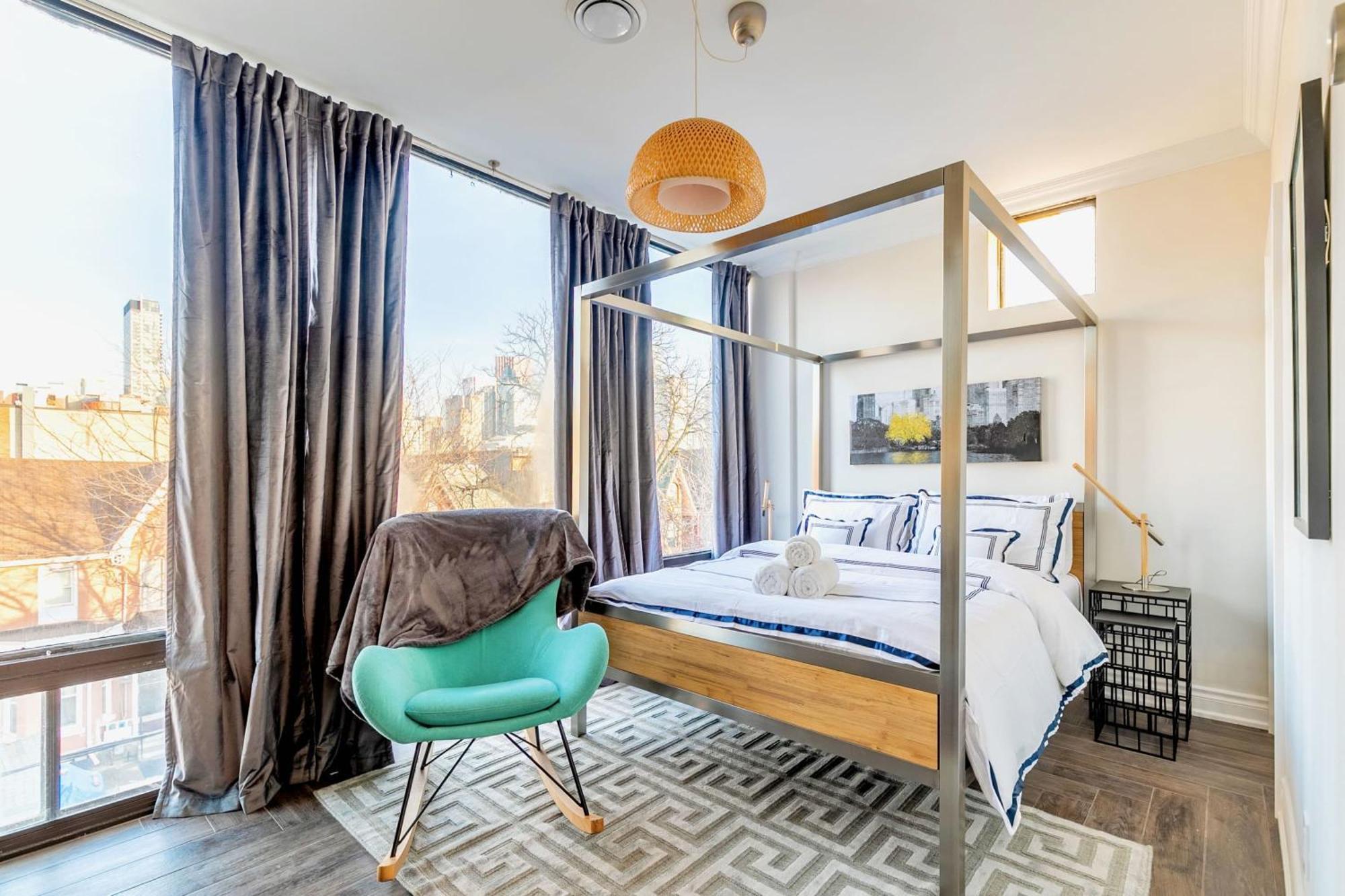 Modern Pet-Friendly Chinatown Apartment Toronto Dış mekan fotoğraf